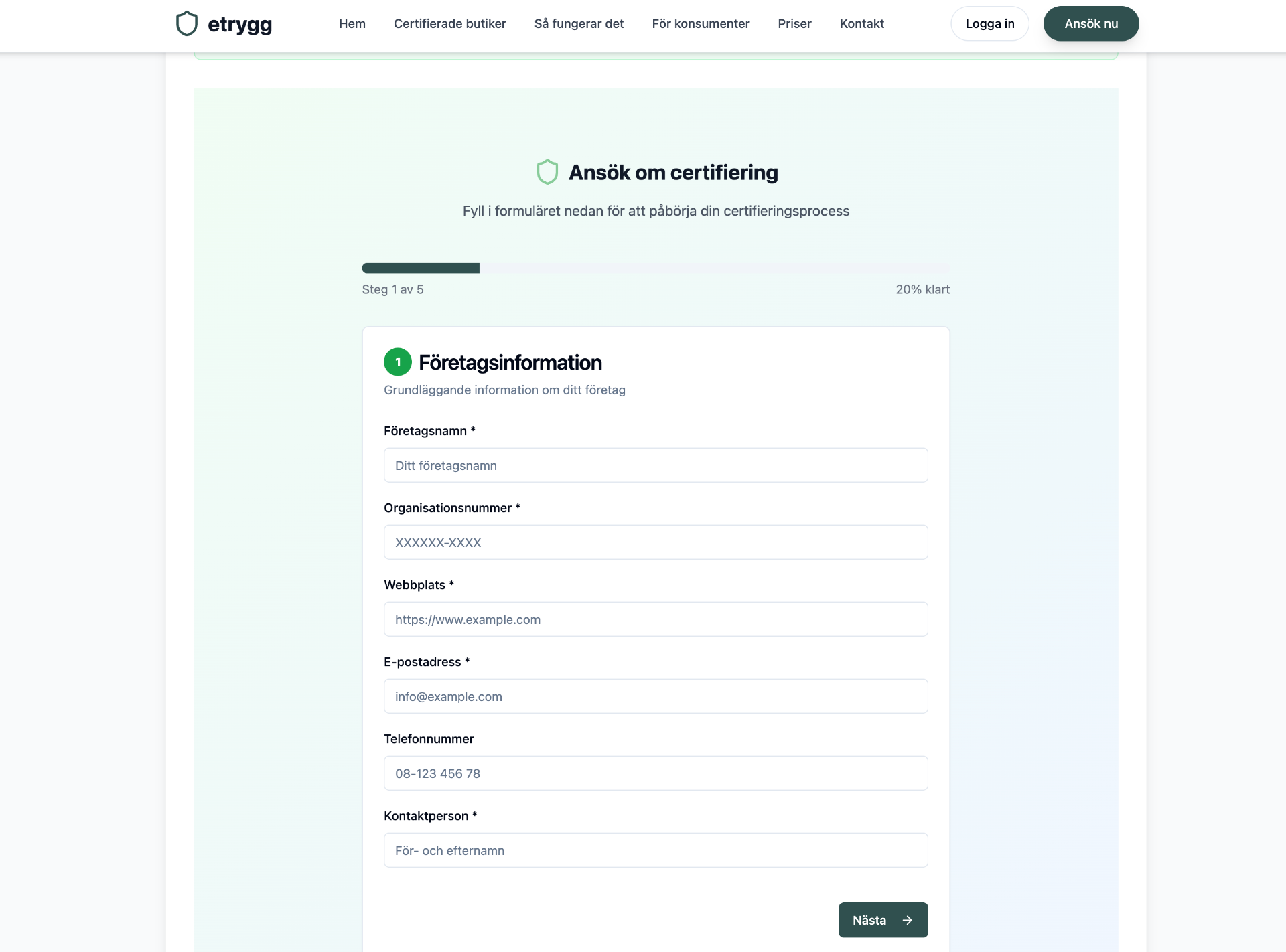 etrygg.se 1